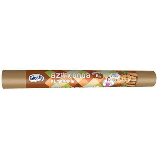 Glossy Szilikonos sütőpapír 8m