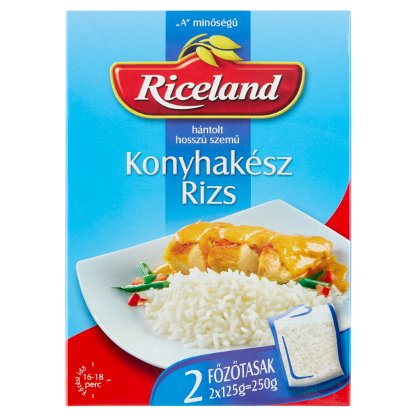 RICELAND FŐZŐTAS.KONYHAKÉSZ RIZS 2X125G