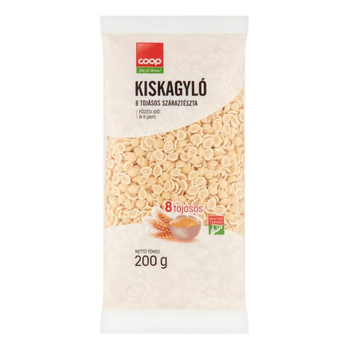 COOP 8 TOJ. SZÁRAZTÉSZTA KISKAGYLÓ 200G