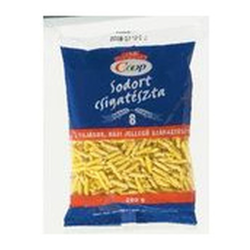 COOP GÉPI CSIGA 8TOJÁS.SZÁRAZTÉSZTA 200G