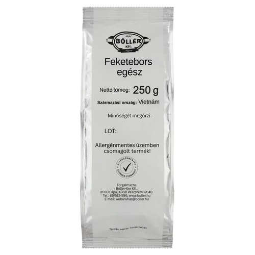 Böllér Feketebors egész 250 g