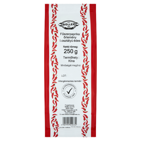 Füszerpaprika I.o. édes 250 g