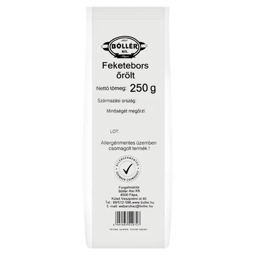Böllér Feketebors őrölt 250 g