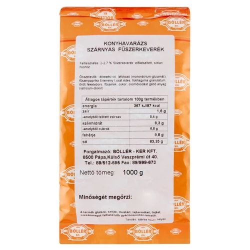Böllér Szárnyas Fűszerkeverék 1 kg