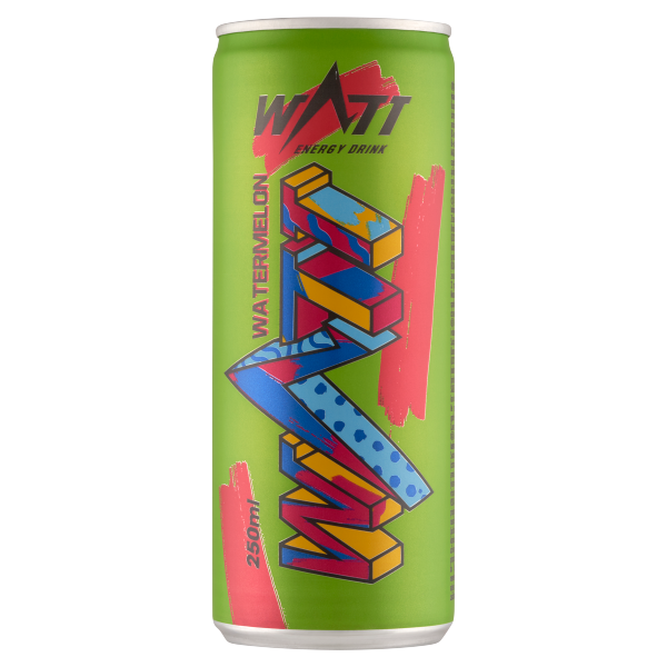 WATT Watermelon Energiaital 0.25 L dobozos DRS