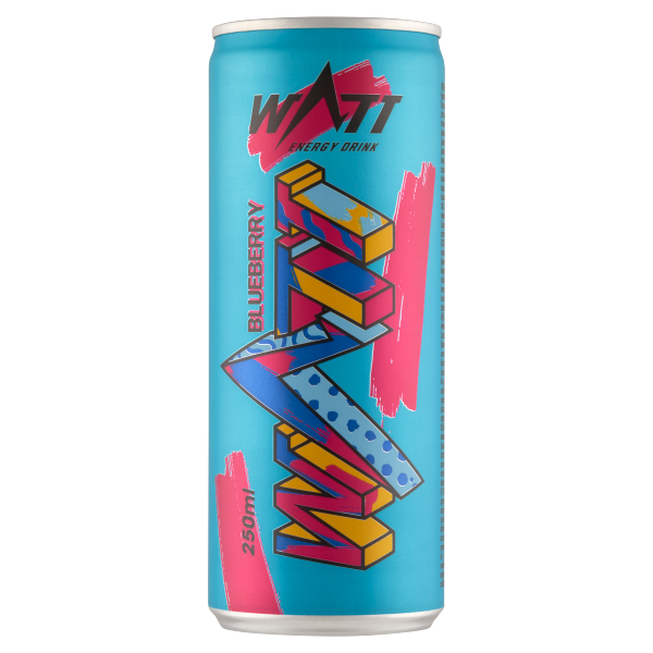 WATT Blueberry Energiaital 0.25 L dobozos DRS