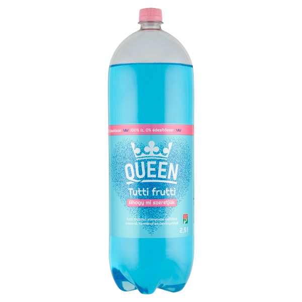 Queen Tutti Frutti Cukorral 2.5 L PET DRS