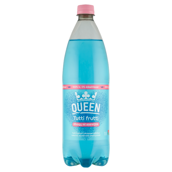 Queen Tutti Frutti Cukorral 1 L PET