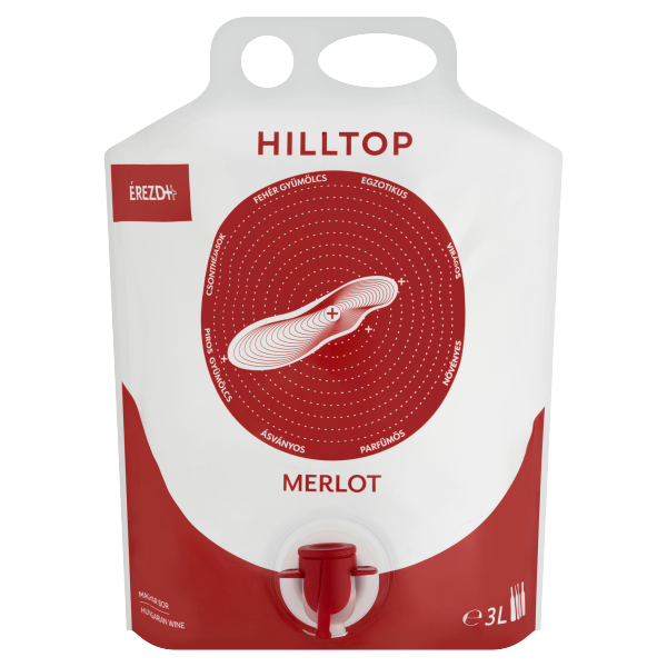 Hilltop Neszmélyi Merlot 3 L Pouch