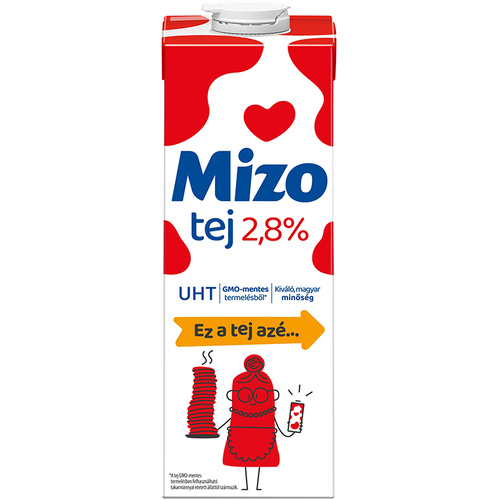 MIZO UHT TEJ 2,8% 1L /12/