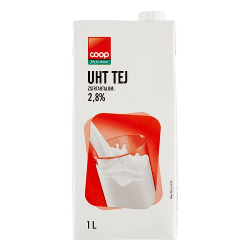 COOP UHT TEJ 2.8% 1L