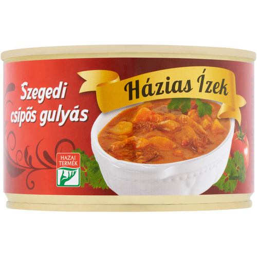 HÁZIAS ÍZEK SZEGEDI CSÍPŐS GULYÁS 400G