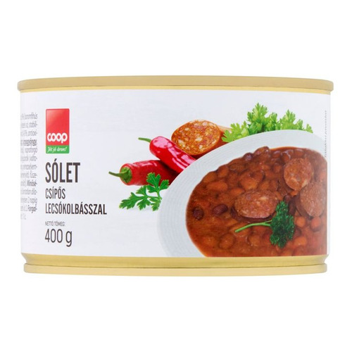 COOP SÓLET CSÍPŐS KOLBÁSSZAL 400G