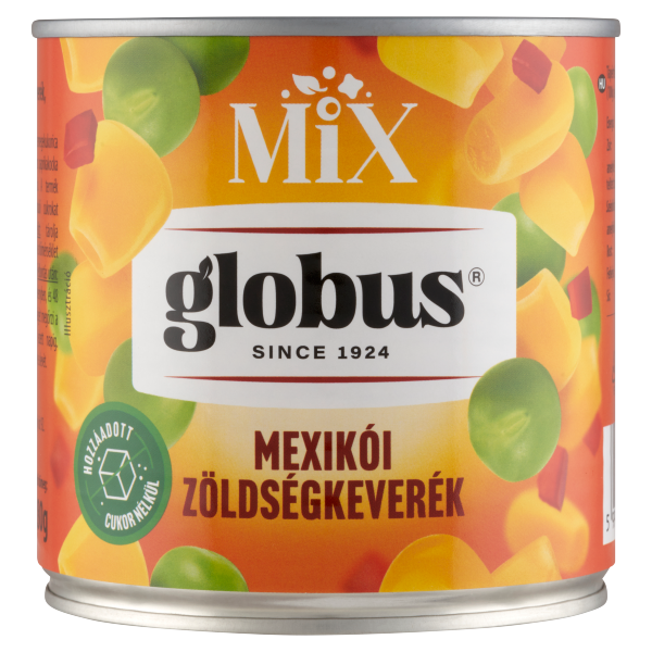 GLOBUS KONZERV mexicói zöldségkeverék tpz. 300g/280g