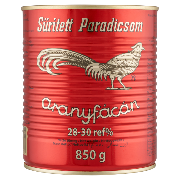Aranyfácán sürített paradicsom 1/1dob.28-30%