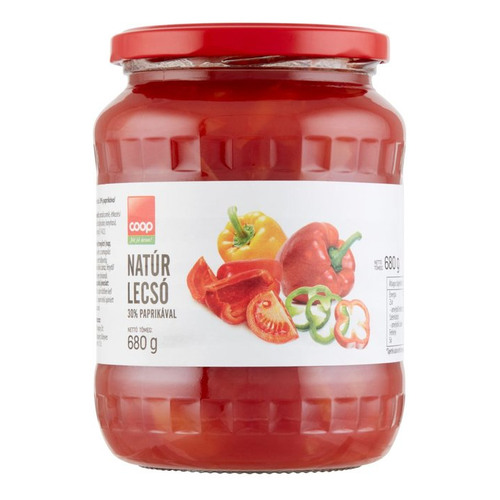 COOP NATÚRLECSÓ 30% PAPRIKÁV.720ML/ 680G
