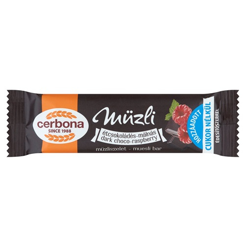 Cerbona müzli szelet étcsokis-málnás 20g/20/