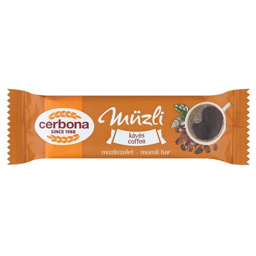 Cerbona müzli szelet kávés fehér bev. 20g /20/