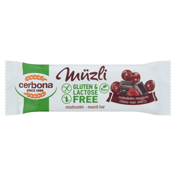 Cerbona GM meggyes-csokis müzliszelet 35g/20/