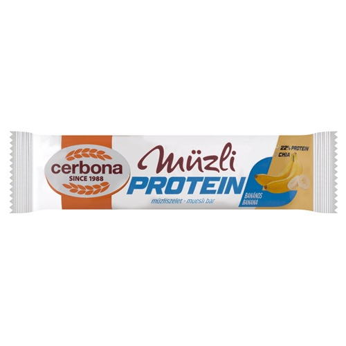 Cerbona Protein Banános müzliszelet 35g