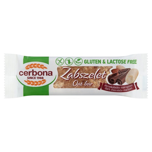 Cerbona GM étcsokoládés-marcipános zabszelet 40g