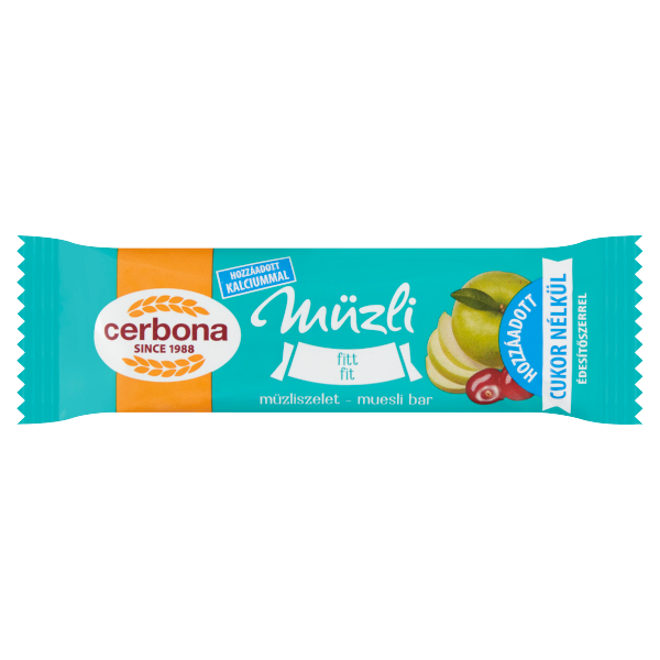 Cerbona müzli szelet fitt 20g/20/