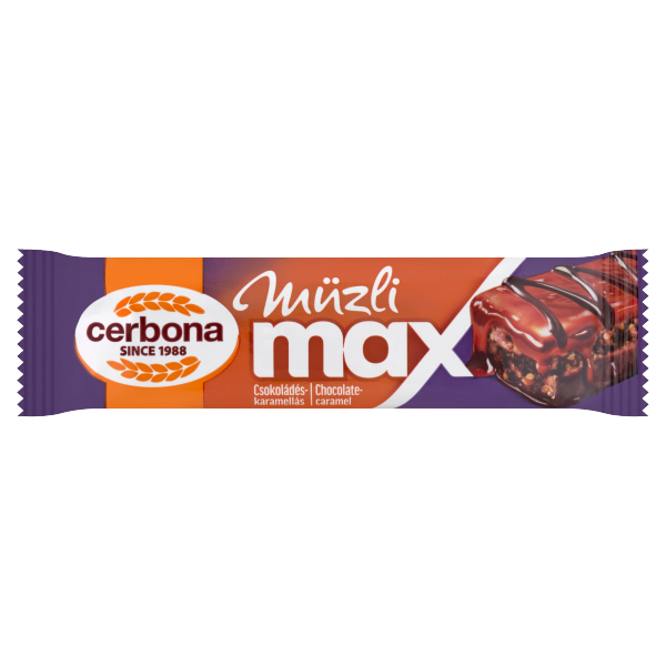 Cerbona Max csoki-karamell szelet 30g