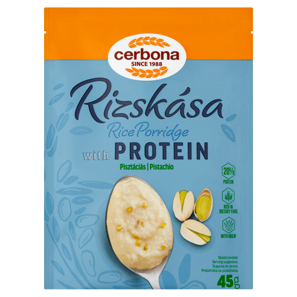 Cerbona pisztáciás rizskása proteines 45g