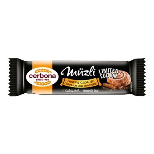 Cerbona Fahéjas Csiga ízű müzliszelet 20g