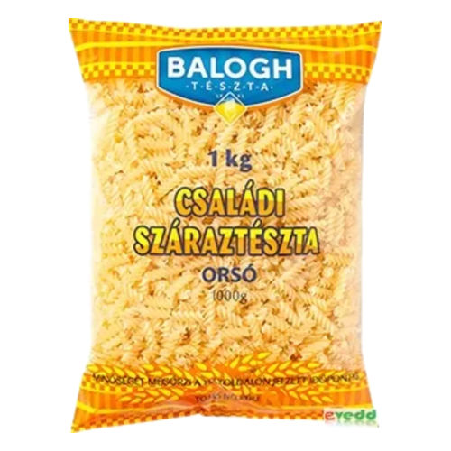 BALOGH Családi száraztészta 1kg Orsó toj.nél.