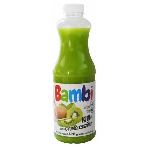 Bambi Szörp Kivi 50% 1 L DRS