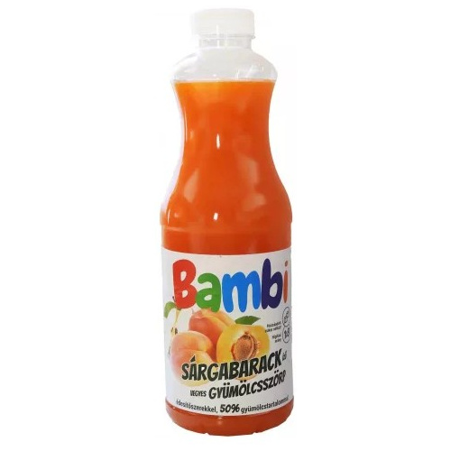 Bambi Szörp S.barack 50% 1 L DRS