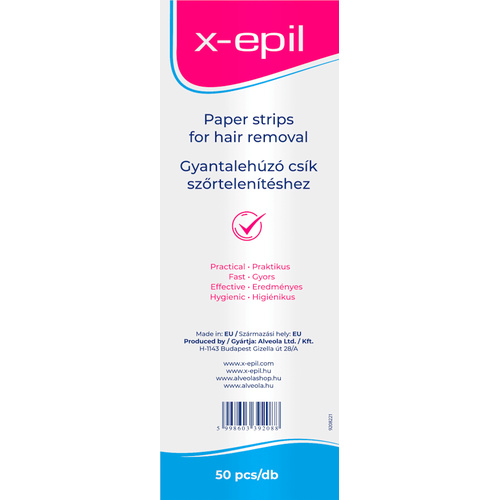 X-Epil lehúzó textilcsíkok 50db