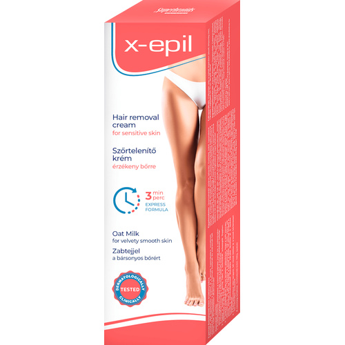 X-Epil Szőrtelenítő krém zabtejjel 100g