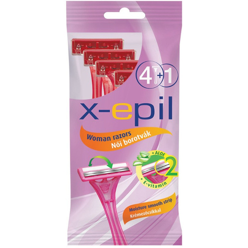 X-Epil eldobható női borotva 2 pengés 5db