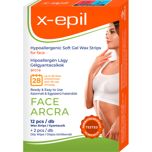 X-Epil Hypoallergén gélgyanta. arcra 12db