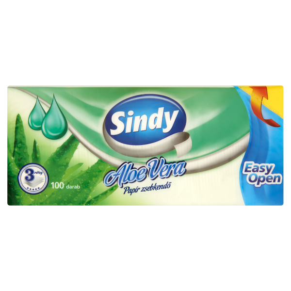 Papír Zsebk. Síndy Aloe 3r 100 db
