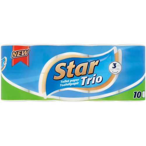 Star Toalettpapír Trio 3 rétegű 10 tek