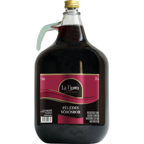 La Fiesta DTK vörös félédes 5 L