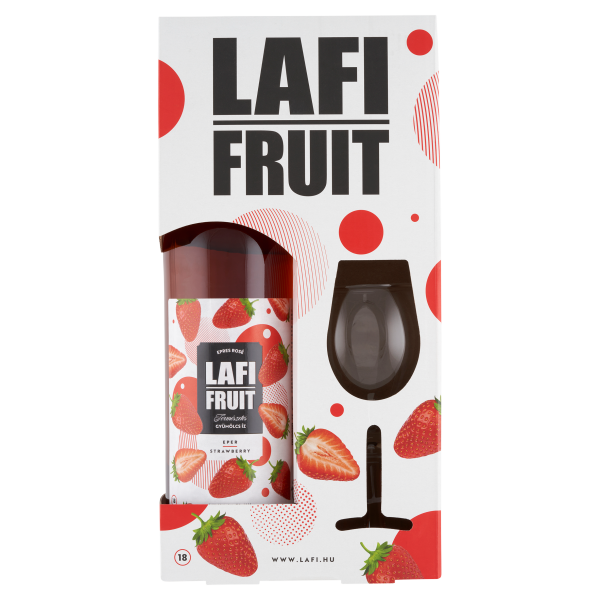 Lafi Fruit Eper DD+pohár 0.75 DRS