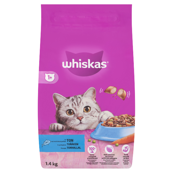 WHISKAS száraz tonhal 1,4kg