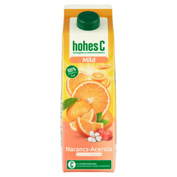 HohesC Mild Narancs-Acerola 100 % 1 L