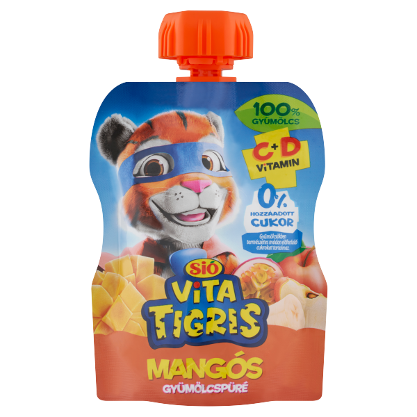 Sió Vitatigris Mangós gyümölcspüré 100 % 90 ML
