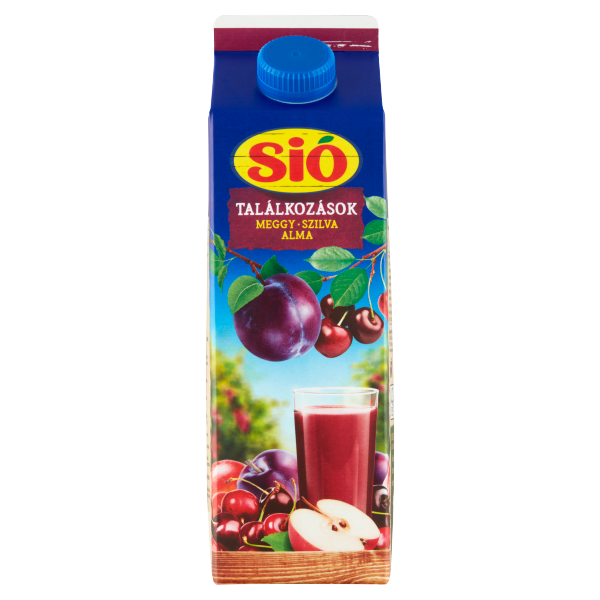 Sió Találkozások Meggy-Szilva-Alma 12 % 1 L