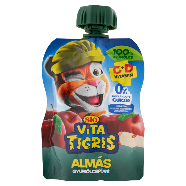 Sió Vitatigris Almás gyümölcspüré 100 % 90 ML