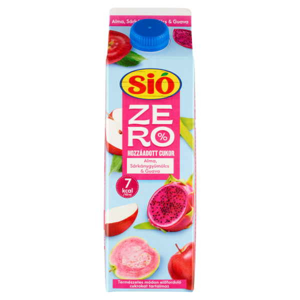 Sió Zero Alma-Sárkánygyümölcs-Guava 13 % 1 L