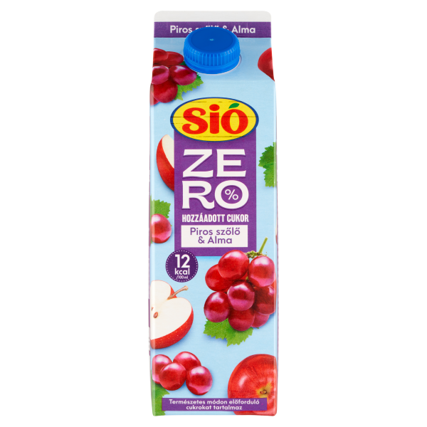 Sió Zero Piros szőlő-Alma 19 % 1 L