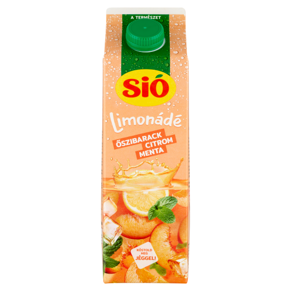 Sió Limonádé Őszibarack-Citrom-Menta 6 % 1 L