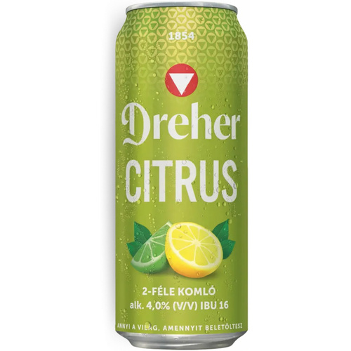 Dreher Citrus 0.5 L dobozos DRS