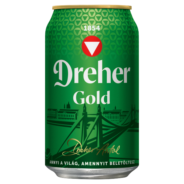 Dreher Gold 0.33 L dobozos DRS